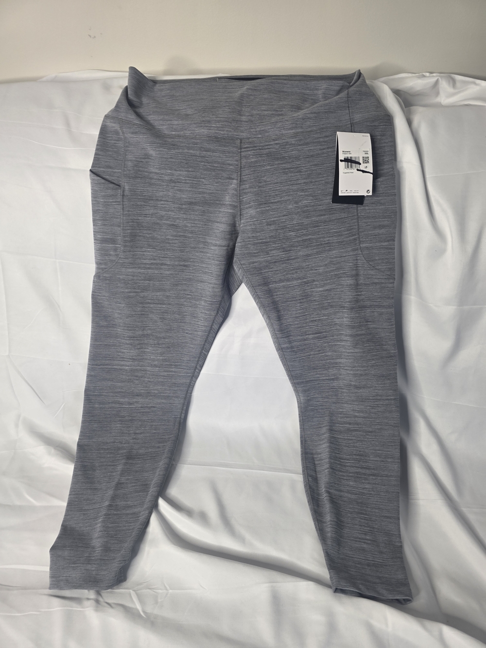 Nike Women's Gray Heather Training Leggings